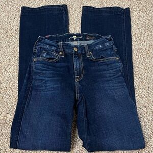 7 For All Mankind Dark Indigo “Kimmie Bootcut” Jeans